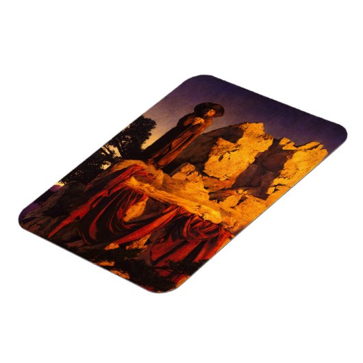 Van het verhaal van Sneeuwwitje, 1912 van Parrish Magneet (Linkerzijde)