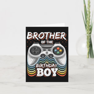 Van het verjaardagsfeestje Video Game Verjaardag 2 Kaart