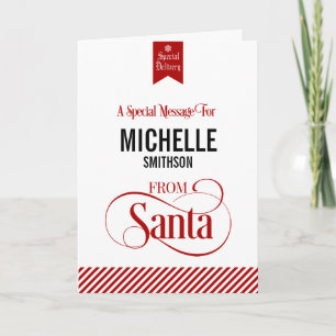 Van het Wenskaart van de Vakantie van Kerstmis van Feestdagen Kaart