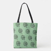 Van het wereldbolartisjokken van de artisjok de tote bag (Achterkant)