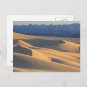 van het zandduinen "" van de "   woestijnzon" "het briefkaart (Voorkant / Achterkant)