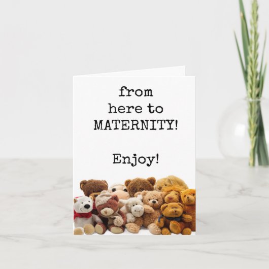 Van hier naar het moederschap, Happy Maternity Lea Kaart (Voorkant)