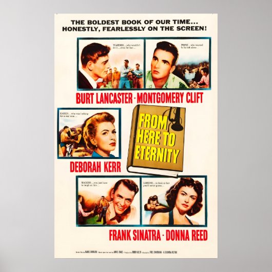 Van hier tot Eternity 1953 Film POSTER PRINT (Voorkant)