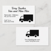 Van-Hire-reparatiesector Visitekaartje (Voorkant / Achterkant)