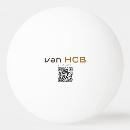 van HOB Tischtennis Ball , Waldhorn (Achterkant)