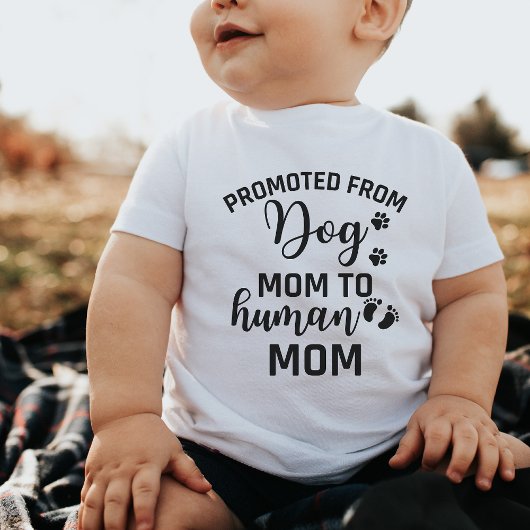 van hond mam naar menselijke mam Baby Bodysuit