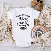 van hond mam naar menselijke mam Baby Bodysuit