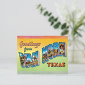 Van Horn, Texas Vintage Travel Briefkaart (Staand voorkant)