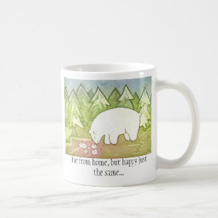 Van huis 1 kant. koffiemok