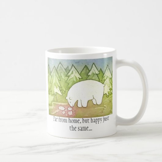 Van huis 1 kant. koffiemok (Rechts)