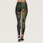 Van Huysum's Bouquet of Flowers art leggings (Achterkant)
