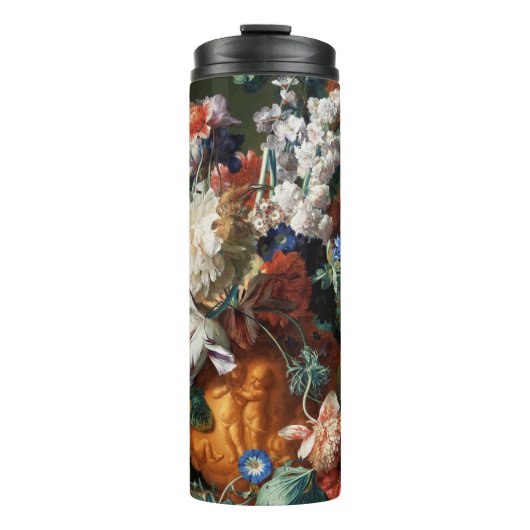 Van Huysum's Bouquet of Flowers art tumbler Thermosbeker (Voorkant)