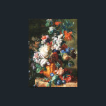 Van Huysum's Bouquet of Flowers canvas print<br><div class="desc">"Bouquet of Flowers" door Jan van Huysum, 1724. Bekijk mijn winkel (Overige > Kunst) voor meer objecten met fijne prints, gemaakt van digitale afbeeldingen voor het publieke domein.</div>