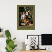 Van Huysum's Bouquet of Flowers custom poster (Thuiskantoor)