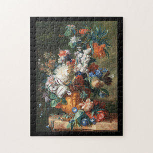 Van Huysum's Bouquet of Flowers in een Urn Legpuzzel