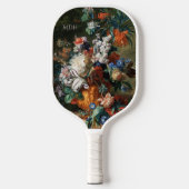 Van Huysum's Bouquet of Flowers monogram douane Pickleball Paddle (Voorkant)