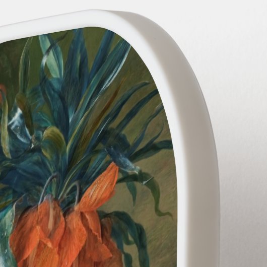 Van Huysum's Bouquet of Flowers monogram douane Pickleball Paddle (Links Detail)