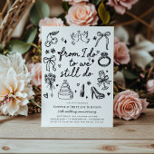 Van I Do naar We Still Do Wedding Jubileum Party Kaart