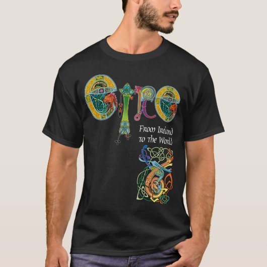 Van Ierland naar het Wereld T Shirt (Voorkant)