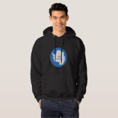 Van India naar Antarctica Hoodie (Voorkant volledig)