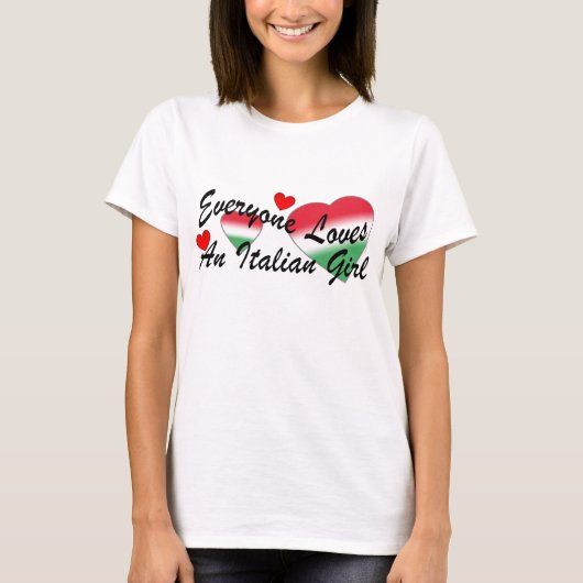 van Italiaans meisje I T-shirt (Voorkant)