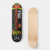 VAN JAMAICAN STYLE Skateboard, 7¾-inch deck Persoonlijk Skateboard (Voorkant)