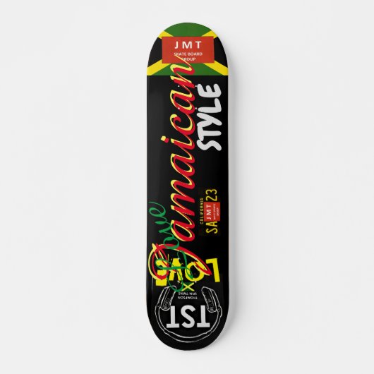 VAN JAMAICAN STYLE Skateboard, 7¾-inch deck Persoonlijk Skateboard (Voorkant)