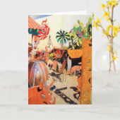 Van Javelina y- Mas wenskaart Kaart (Gele Bloem)