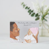 Van je~Eversustainable Love~Dad & Baby Briefkaart (Staand voorkant)