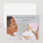 Van je~Eversustainable Love~Dad & Baby Briefkaart (Voorkant / Achterkant)