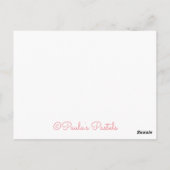 Van je~Eversustainable Love~Dad & Baby Briefkaart (Achterkant)