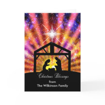 Van je familie, Nativiteit op zonsondergang kerstm