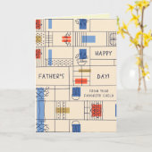 Van je favoriete kind Happy Vaderdag-kaart Kaart (Gele Bloem)