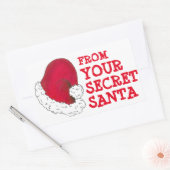 Van je geheime kerstkerstkerstkerstkerstkerstkerst rechthoekige sticker (Envelop)
