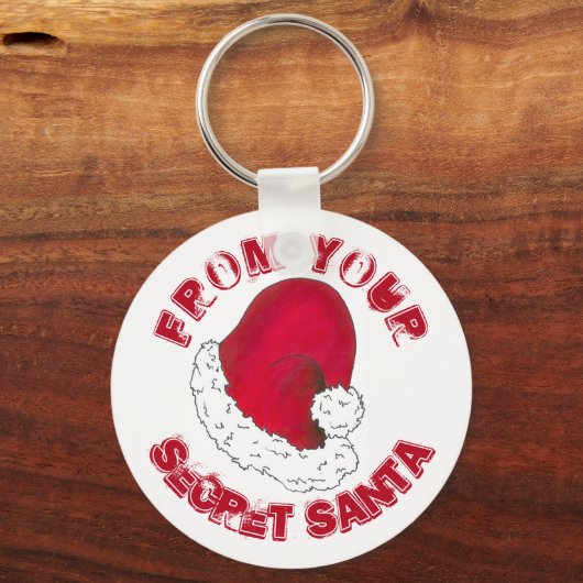 Van je geheime kerstkerstkerstPet Sleutelhanger (Voorkant)