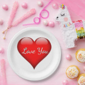 Van je hart Borden Papieren Bordje (Feest)