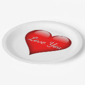 Van je hart Borden Papieren Bordje (Gekanteld)