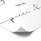 Van je houden is een fluitje van een cent | Taart  Poster (Hoek)