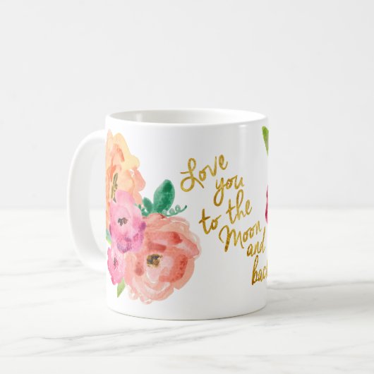 Van je houden naar de maan en de Mok van de achter (Voorkant links)