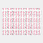 Van je houden naar de maan en rugcadeauverpakking  inpakpapier vel (Voorkant 2)