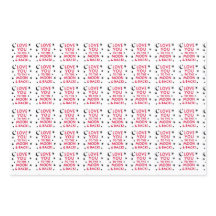 Van je houden naar de maan en rugcadeauverpakking