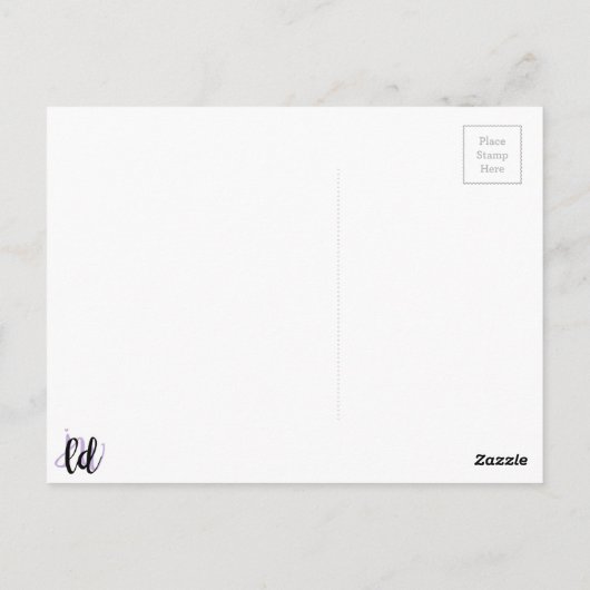 Van je houdt een Briefkaart van Latté (Achterkant)