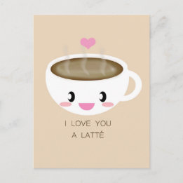 Van je houdt een Briefkaart van Latté