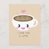 Van je houdt een Briefkaart van Latté (Voorkant)