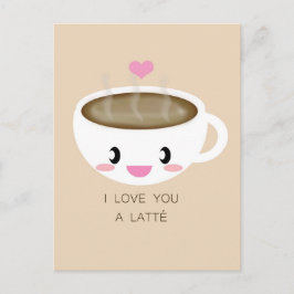 Van je houdt een Briefkaart van Latté