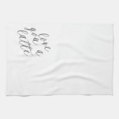 Van je houdt een Latte Kitchen Towel Valentijn Theedoek (Horizontaal)