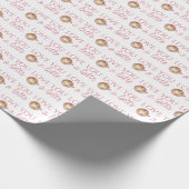 Van je houdt een latte omslagpapier cadeaupapier (Hoek)