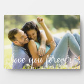 Van je Jubileum Datum Romantische Foto Fotoplaat (voorkant)