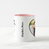 Van je mam aangepaste foto's en citaat 2-zijdig mok (Midden)