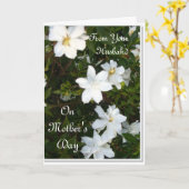 Van je man, op Moederdag Kaart (Gele Bloem)